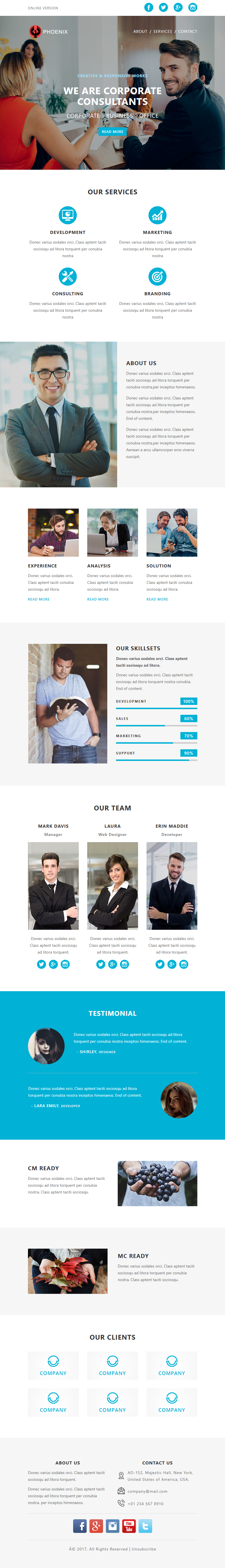 Corporate 2 template preview