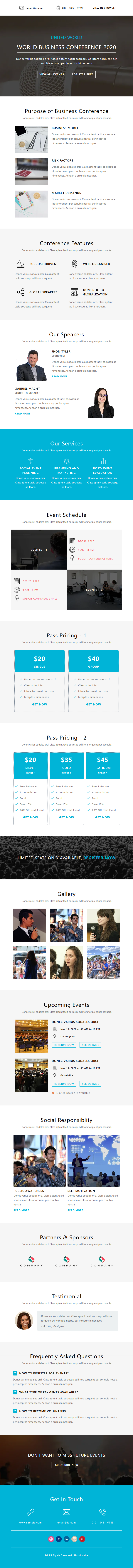 Events template preview