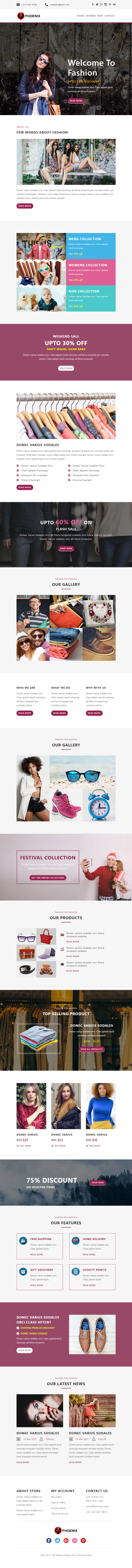 Fashion template preview