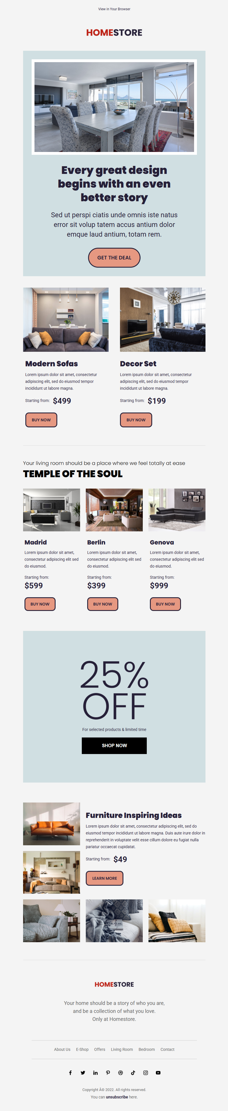Homestore template preview