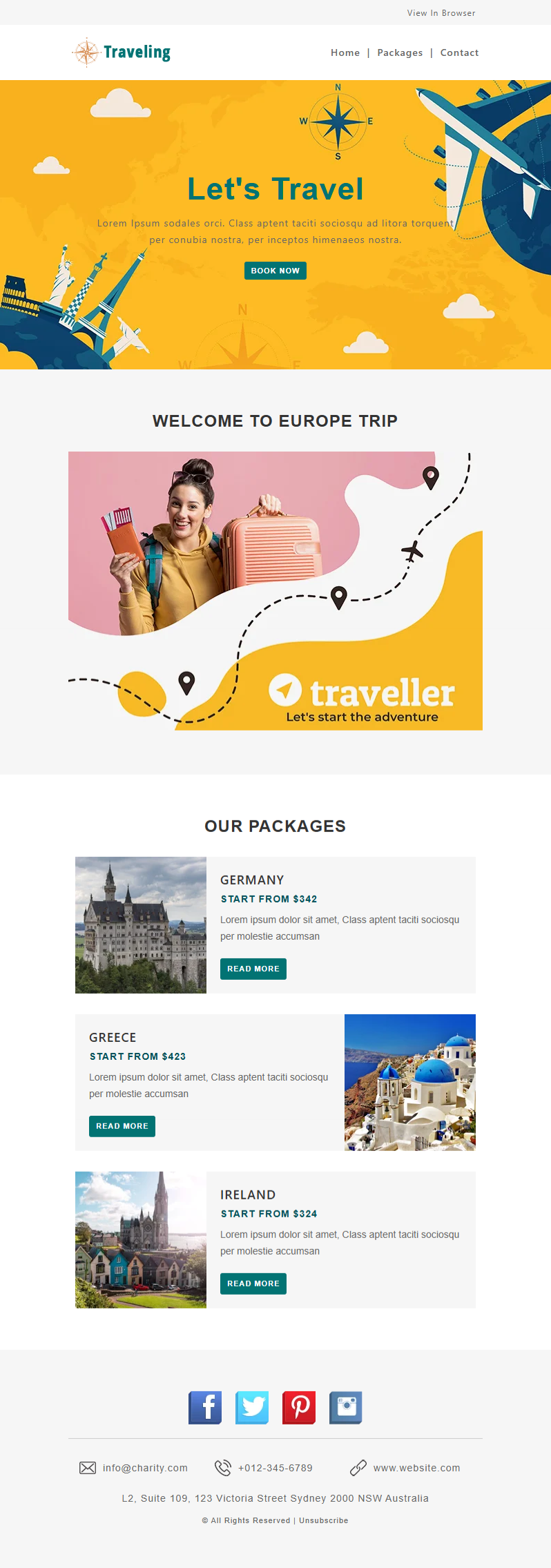 Traveling template preview